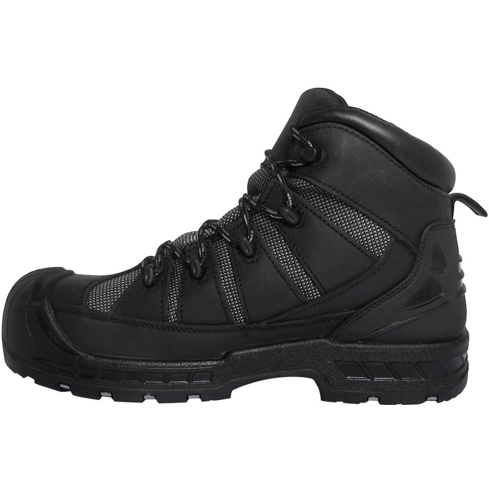 Genuine Grip 6200 Composite Toe Work Boots - Mens Black Back View