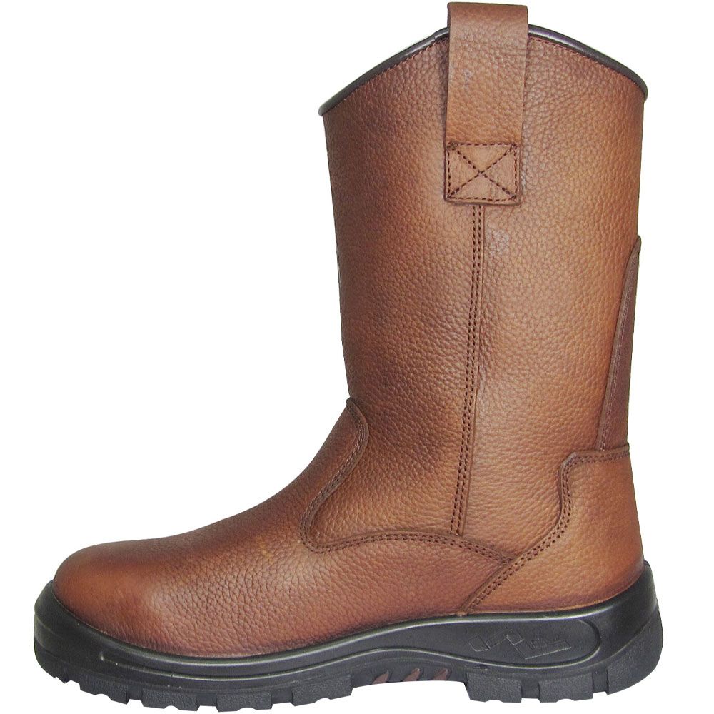 Genuine Grip 6451 Orion Mens Composite Toe Work Boots Brown Back View