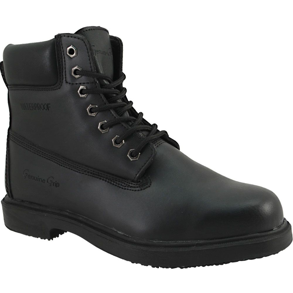 Genuine Grip 7160 Non-Safety Toe Work Boots - Mens Black