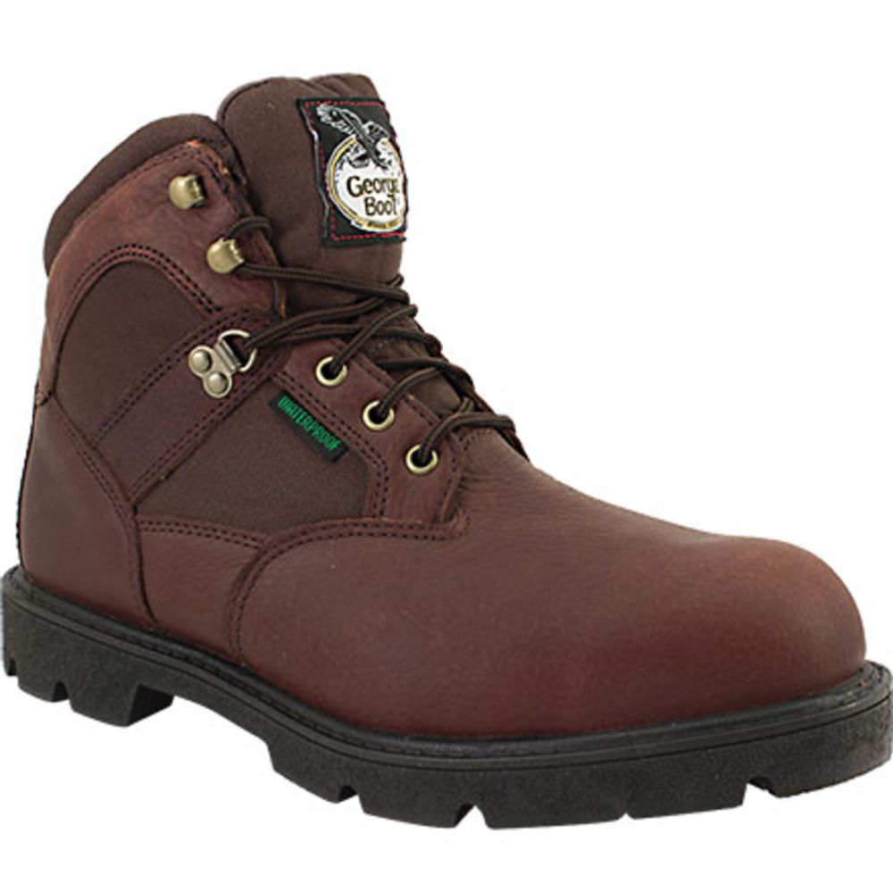 Georgia Boot G105 Steel Toe Work Boots - Mens Brown