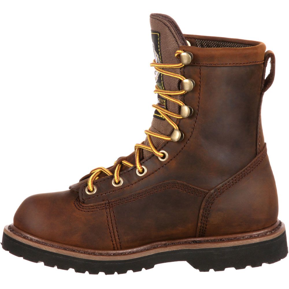 Georgia Boot G2048 Boots - Boys | Girls Dark Brown Back View