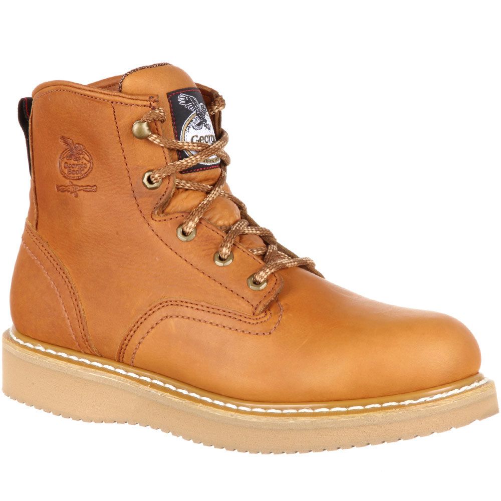 Georgia Boot G6342 Safety Toe Work Boots - Mens Barracuda Gold