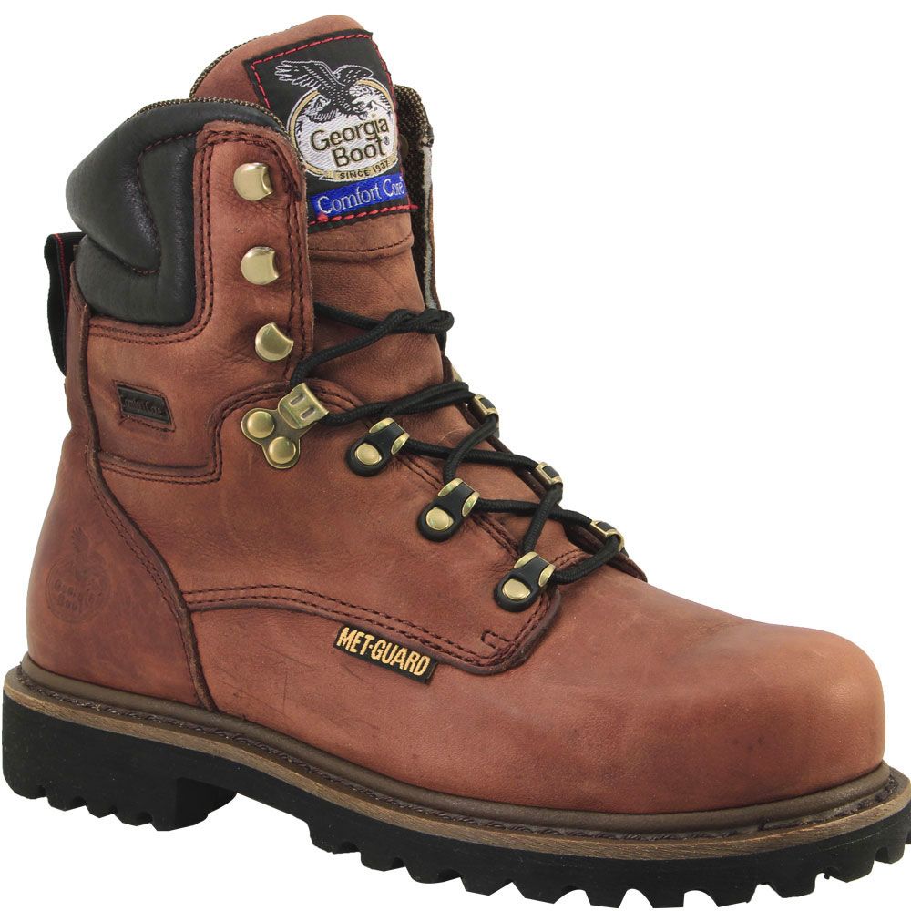 Georgia Boot G8315 Steel Toe Work Boots - Mens Briar Brown