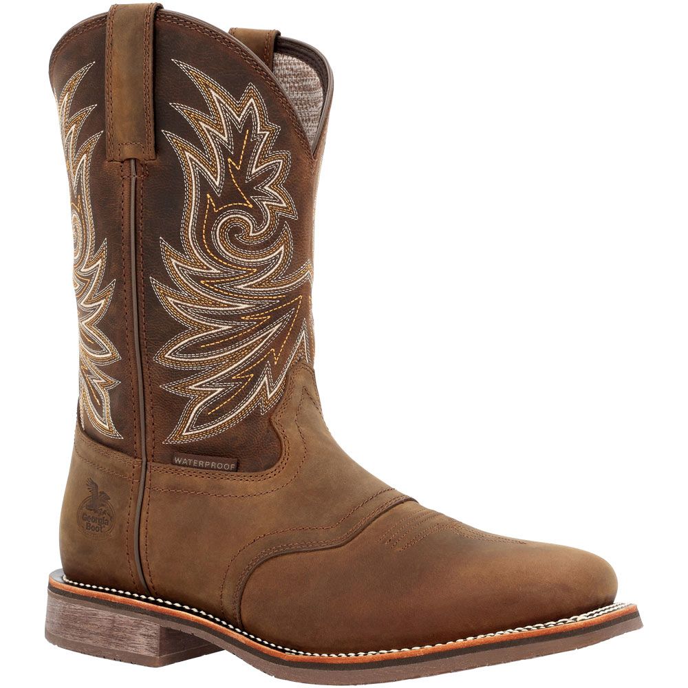 Georgia Boot Carbo-Tec Gb00525 Mens Western Boots Brown