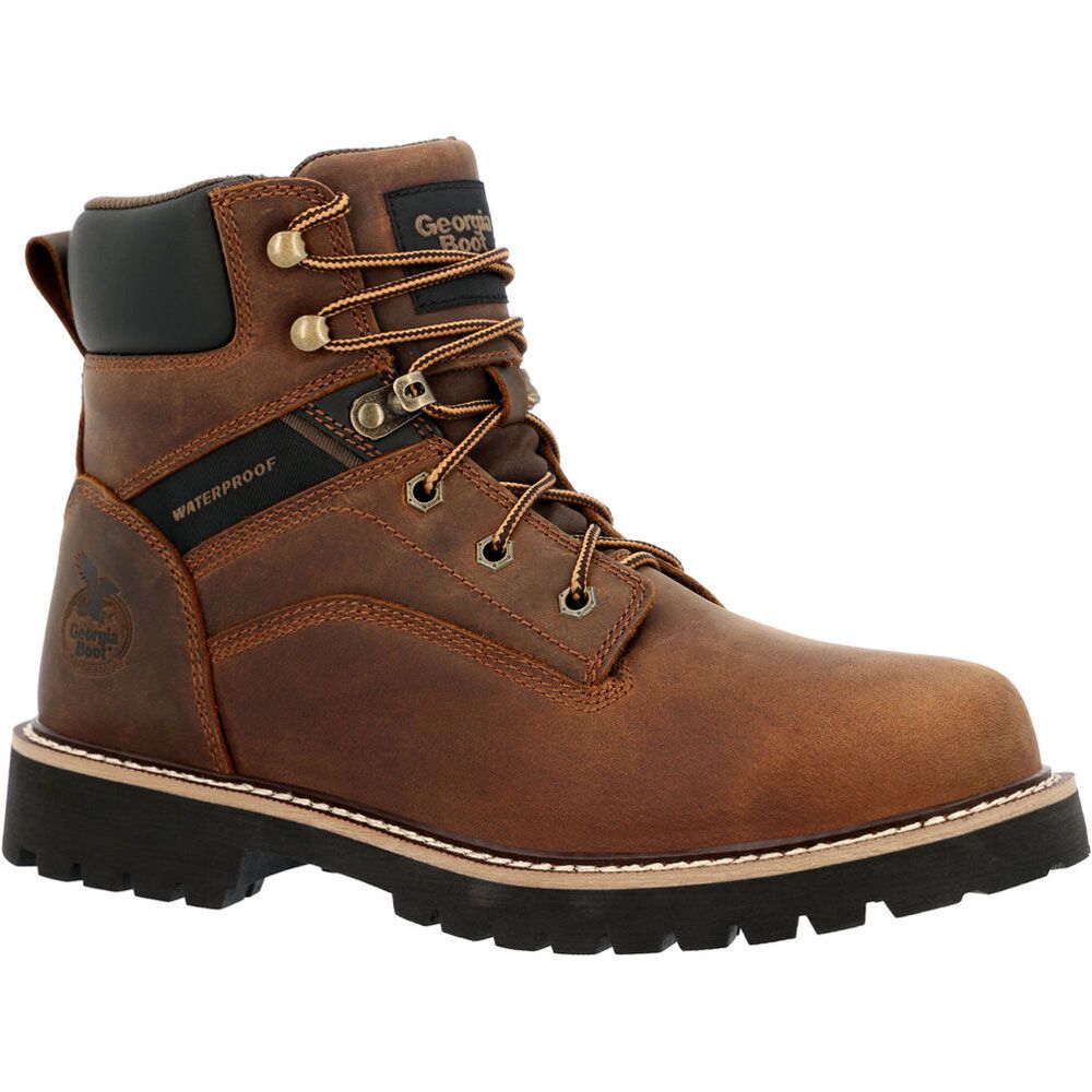 Georgia Boot Core 37 GB00636 Safety Toe Work Boots - Mens Brown
