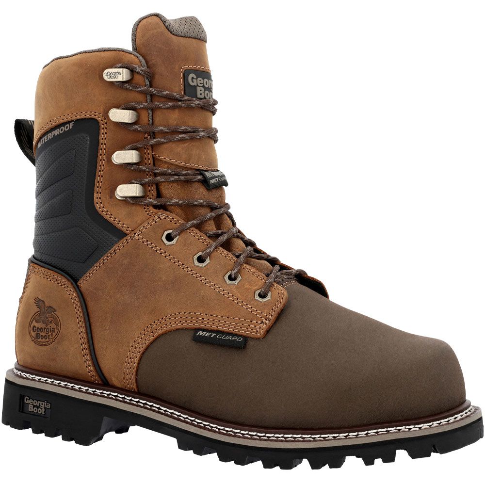 Georgia Boot Brute Met Comp Toe Work Boots - Mens Brown