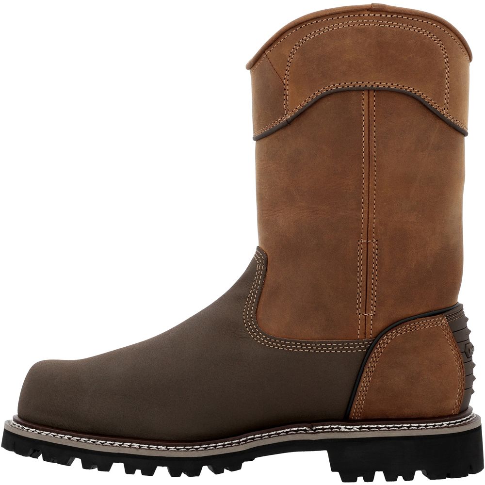 Georgia Boot Brute Met Composite Toe Work Boots - Mens Brown Back View