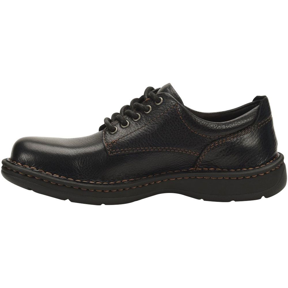 Born Hutchins 3 Lace Up Casual Shoes - Mens Black Back View