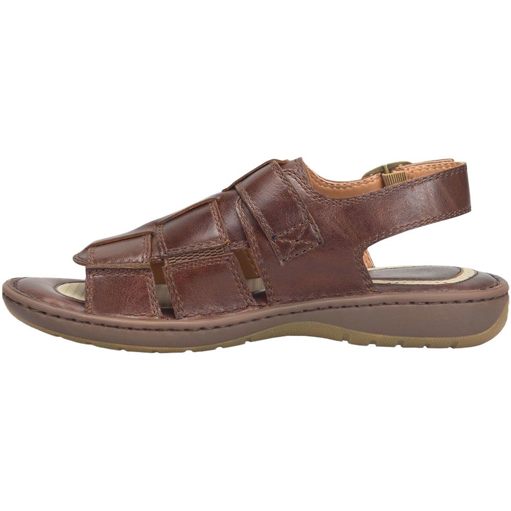 Born Miguel Sandals - Mens Tan Cymbal Back View