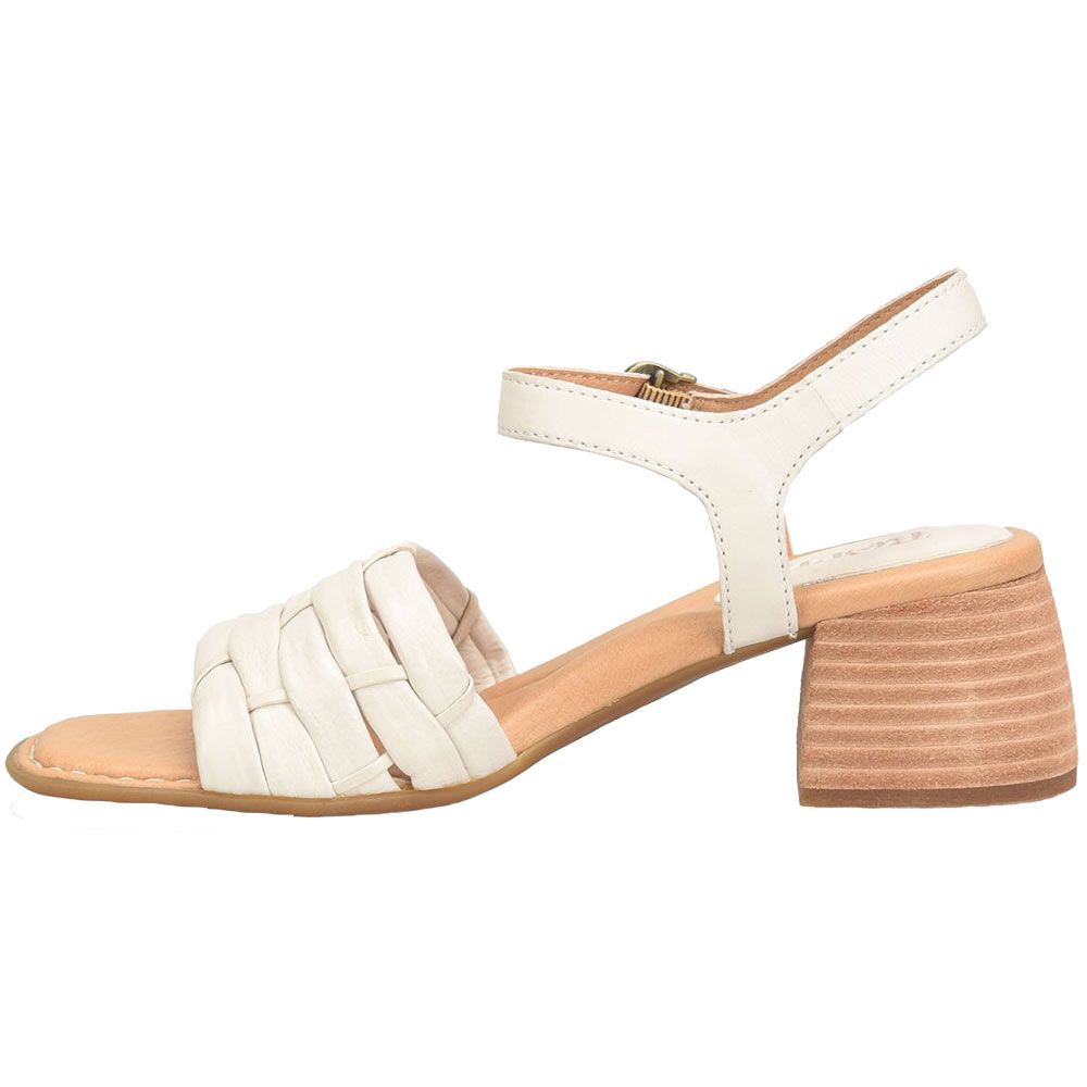 Born Shonie Sandals - Womens White Ivory Back View