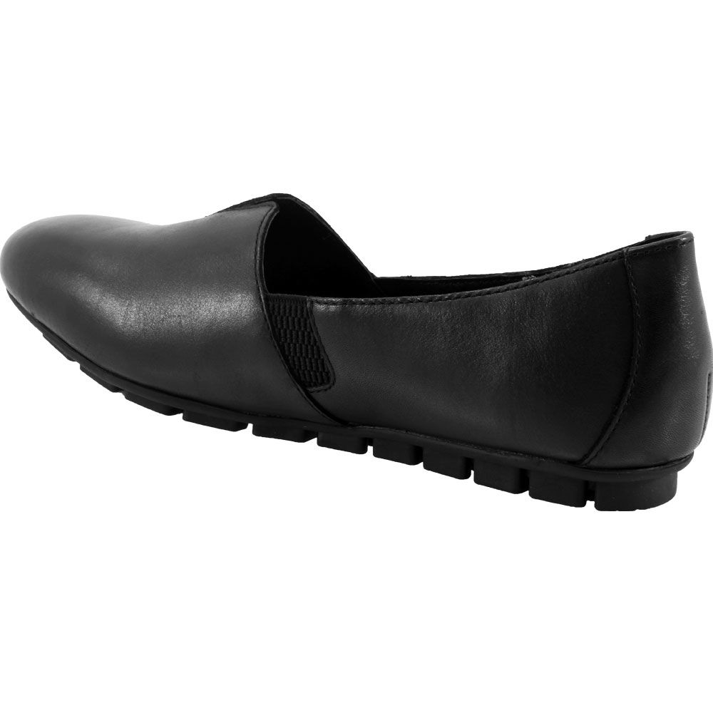 Born Sebra Slip on Casual Shoes - Womens Black Back View