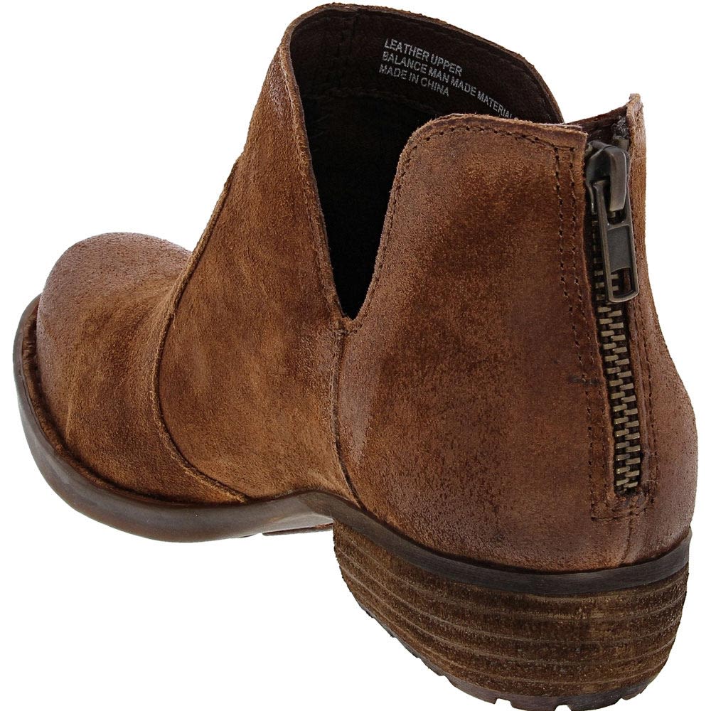 Born Kerri Ankle Boots - Womens Rust Tobacco Back View