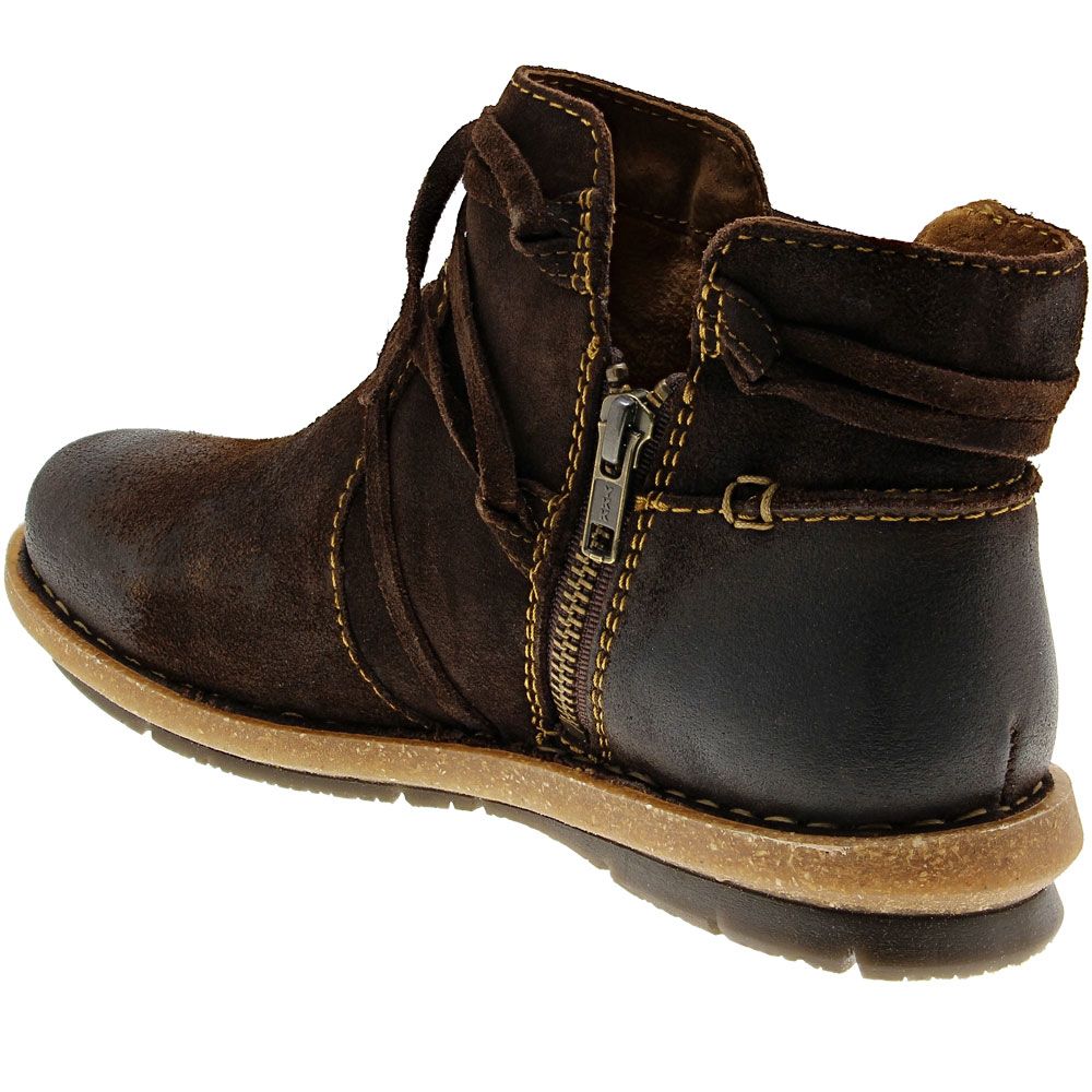 Born Tarkiln Casual Boot - Womens Espresso Brown Back View