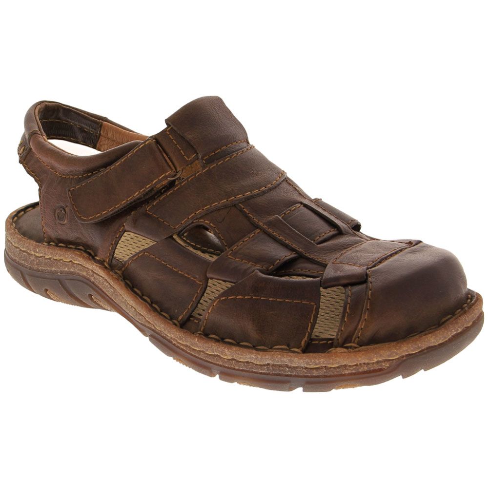 Born Cabot 3 Sandals - Mens Amber Brown