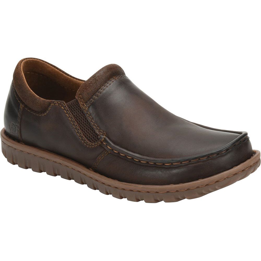 Born Gudmund Slip On Casual Shoes - Mens Dark Brown