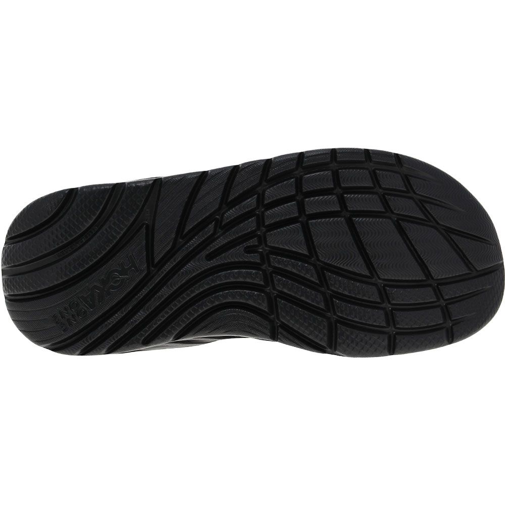 Hoka Ora Recovery Flip Sandals - Mens Black Sole View