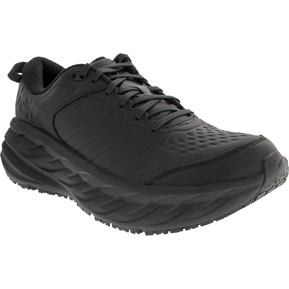 Hoka Bondi SR Walking Shoes - Mens Black Black