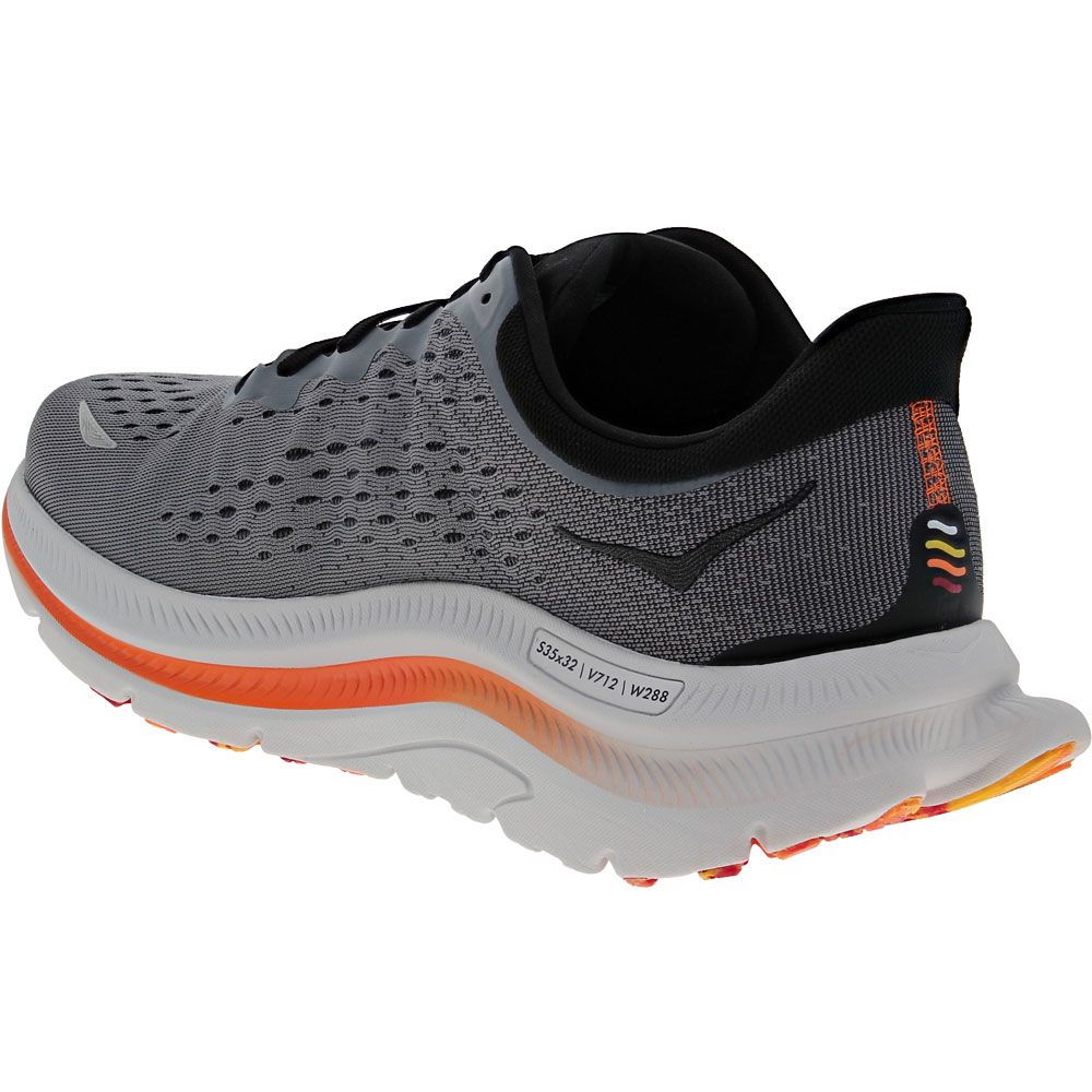 Hoka Kawana Training Shoes - Mens Black Lunar Rock Back View