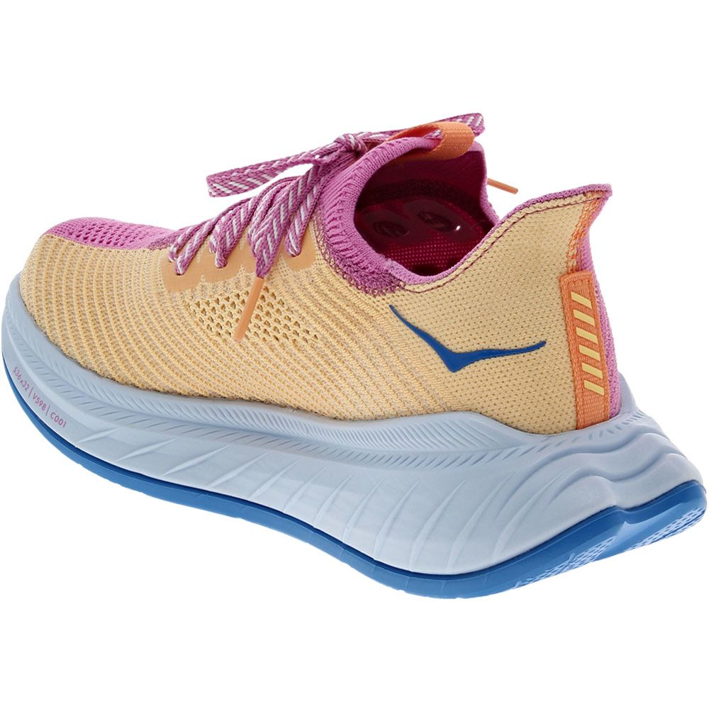 Hoka Carbon X 3 Running Shoes - Womens Fuschia Back View