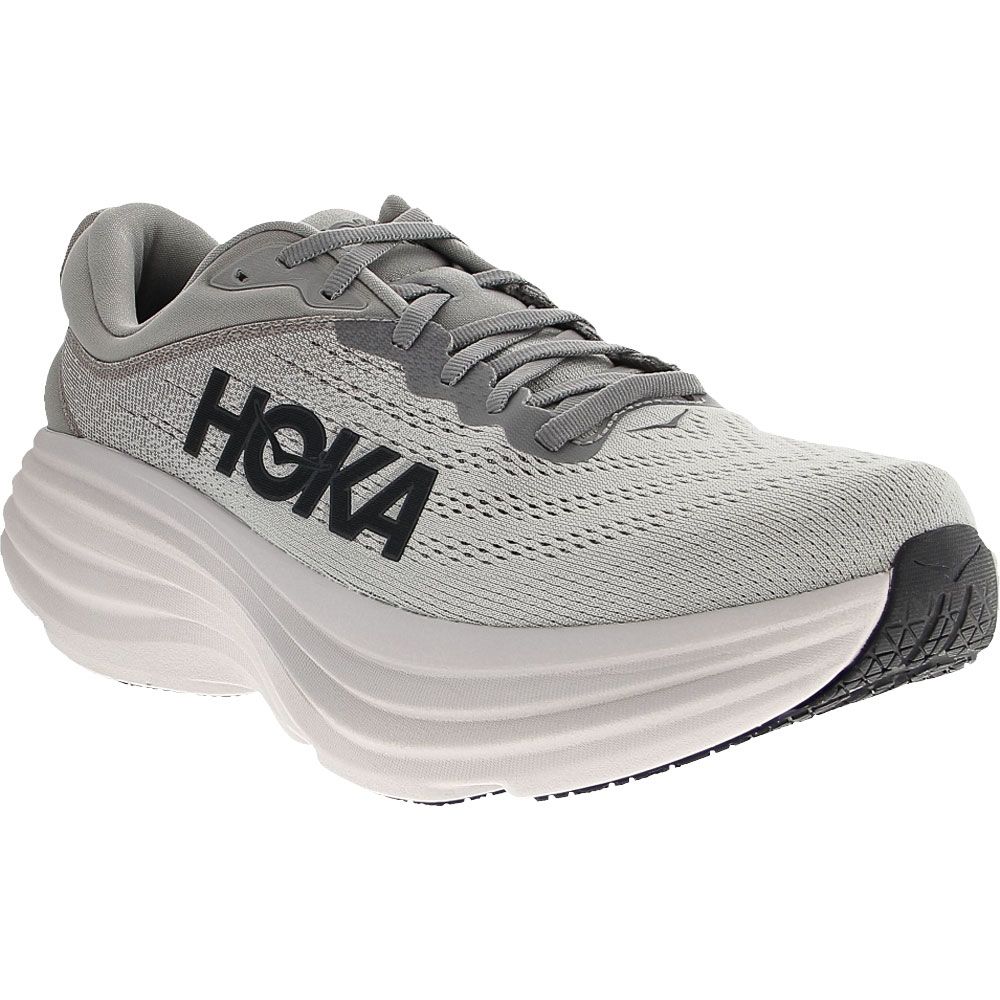 Hoka Bondi 8 Running Shoes - Mens Sharkskin Harbor Mist