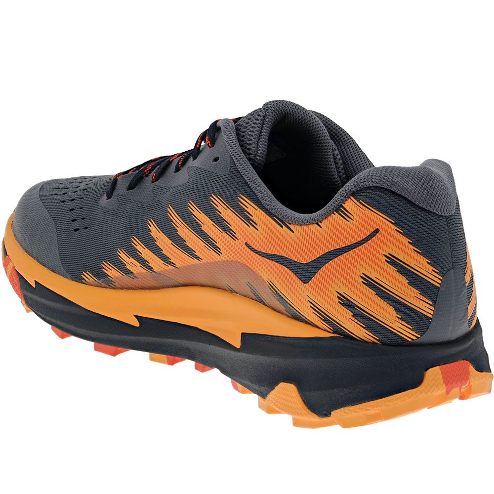Hoka Torrent 3 Trail Running Shoes - Mens Castlerock Sherbet Back View