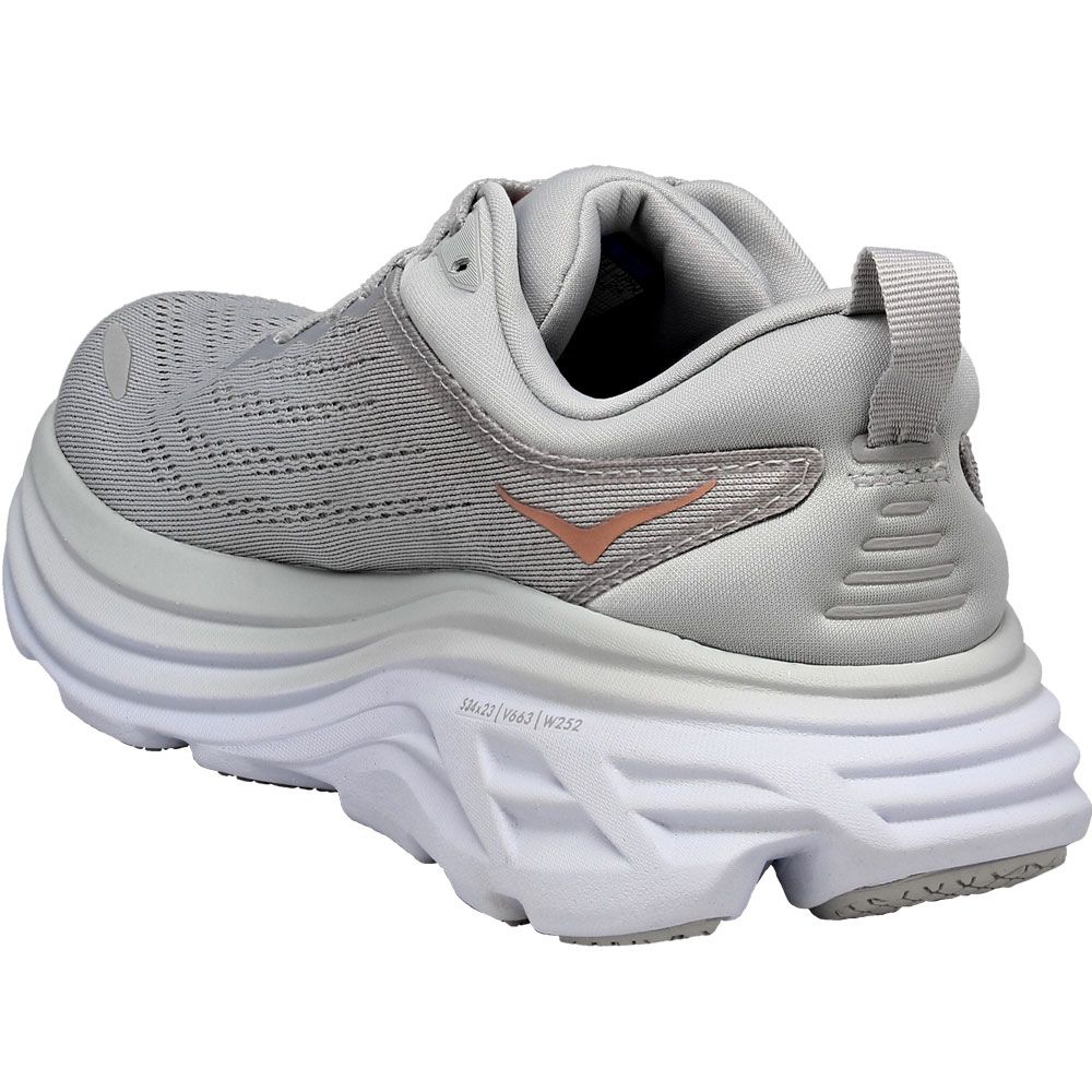 Hoka Bondi 8 Running Shoes - Womens Harbor Mist Back View