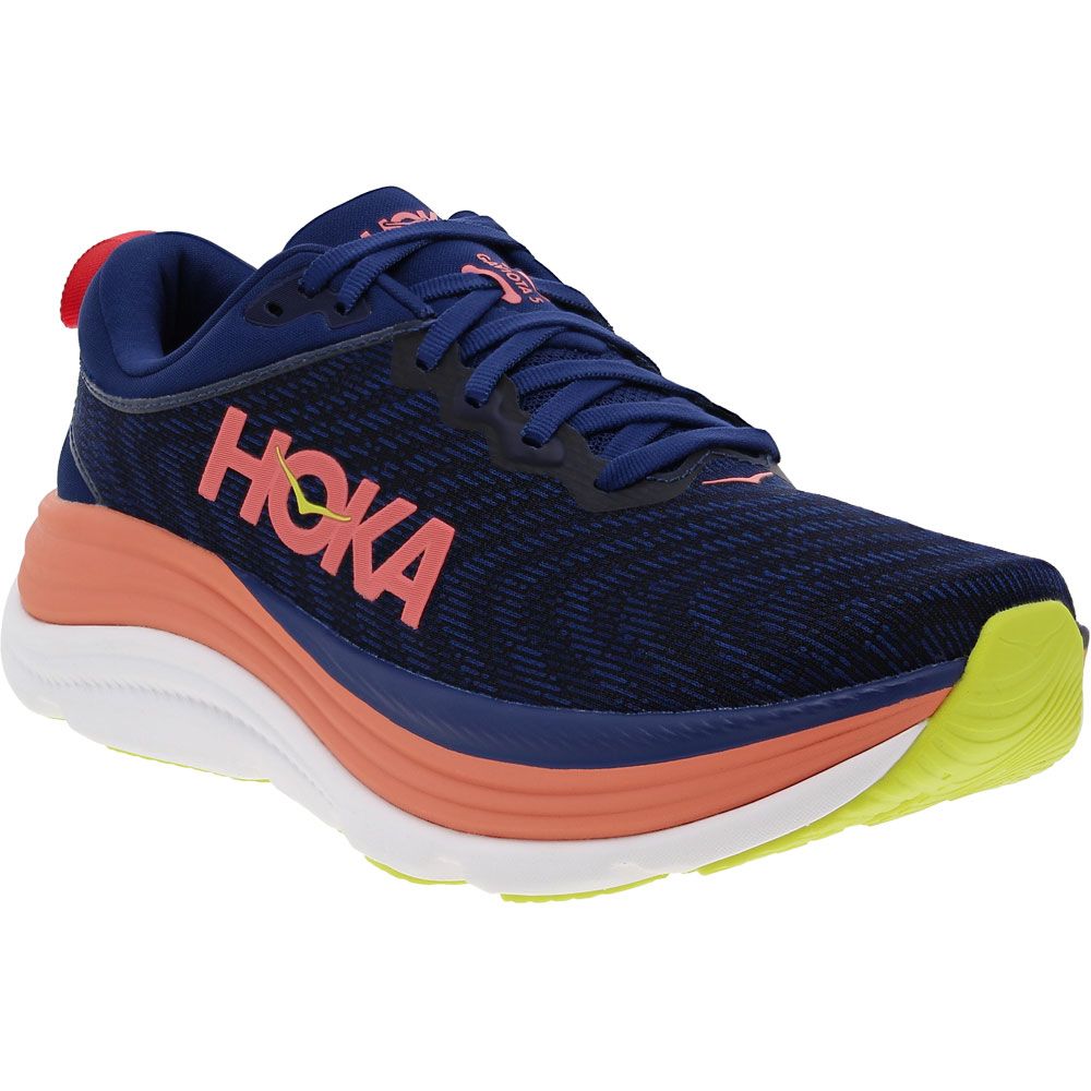 Hoka Gaviota 5 Running Shoes - Womens Evening Sky Orange