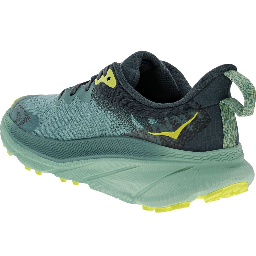 Hoka One One Challenger Atr 7 Gtx Trail Running Shoes - Womens Green Back View