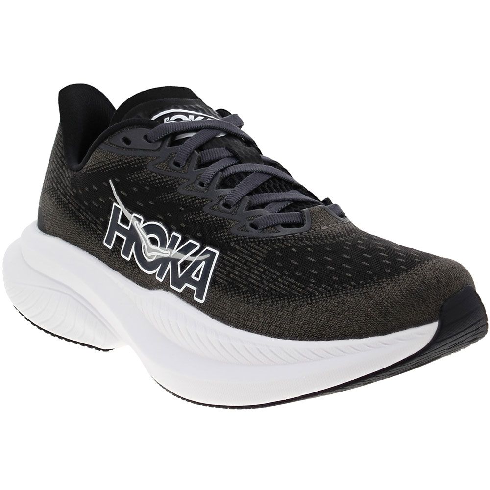 Hoka Mach 6 Running Shoes - Womens Black White