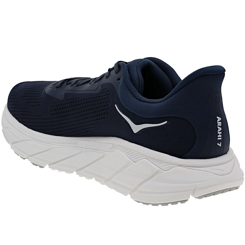 Hoka Arahi 7 Running Shoes - Mens Outer Space Navy Back View