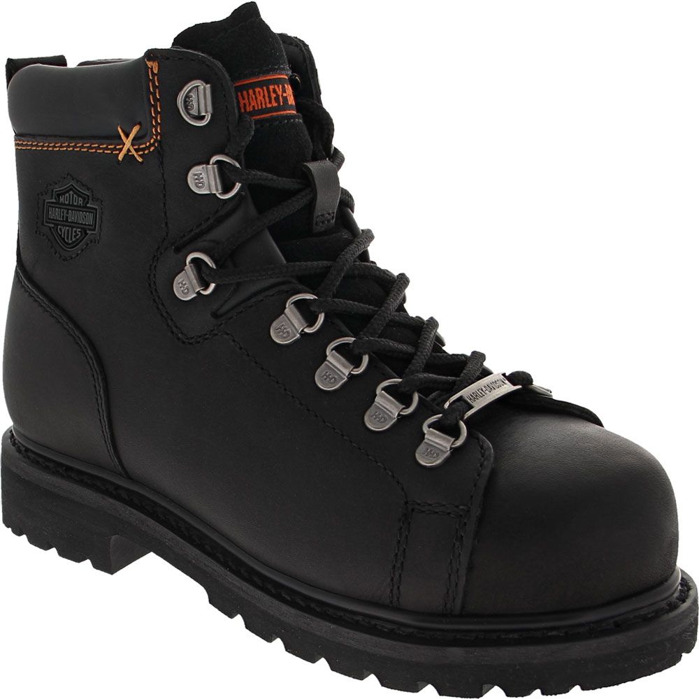 Harley Davidson Gabby Safety Toe Work Boots - Womens Black