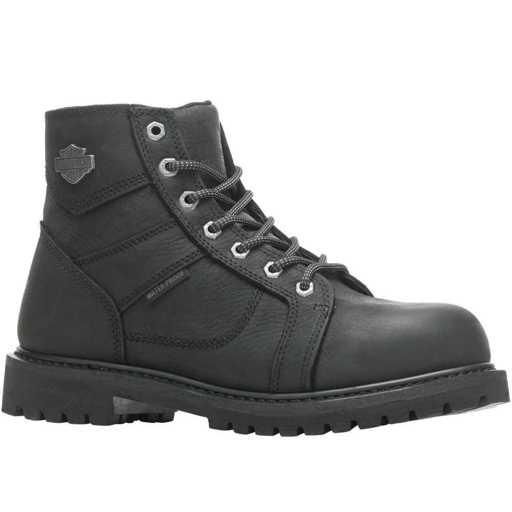 Harley Davidson Lagarto Composite Toe Work Boots - Mens Black