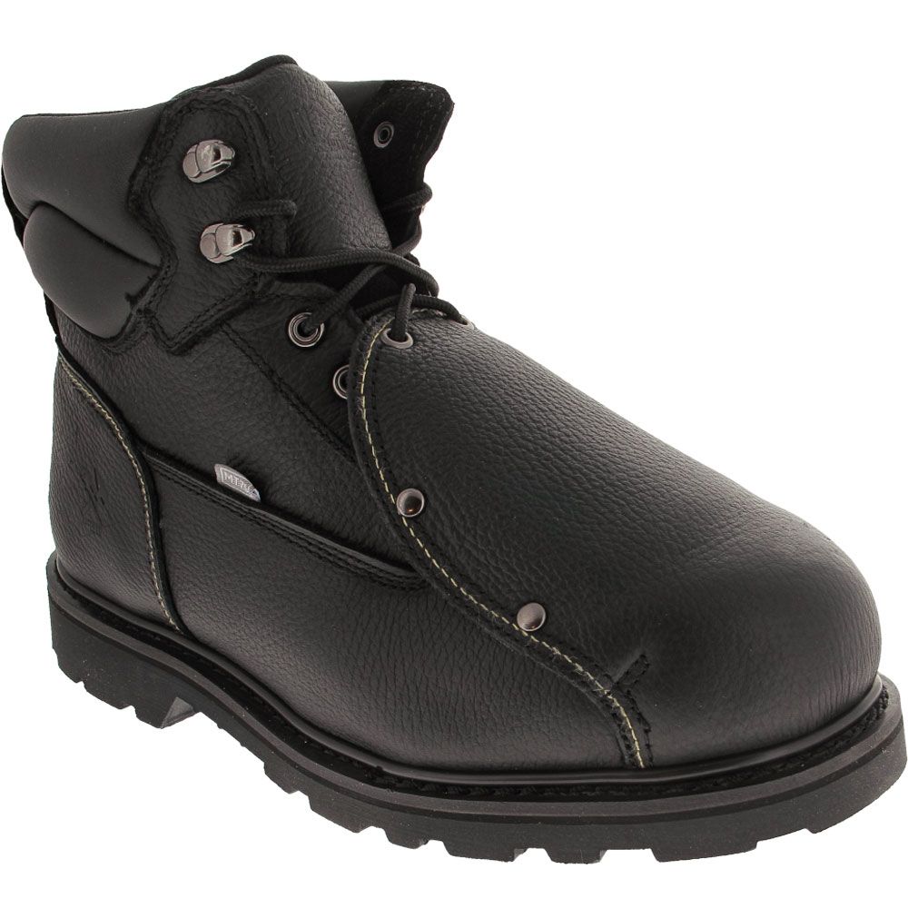 Iron Age Ground Breaker Steel Toe Work Boots - Mens Black