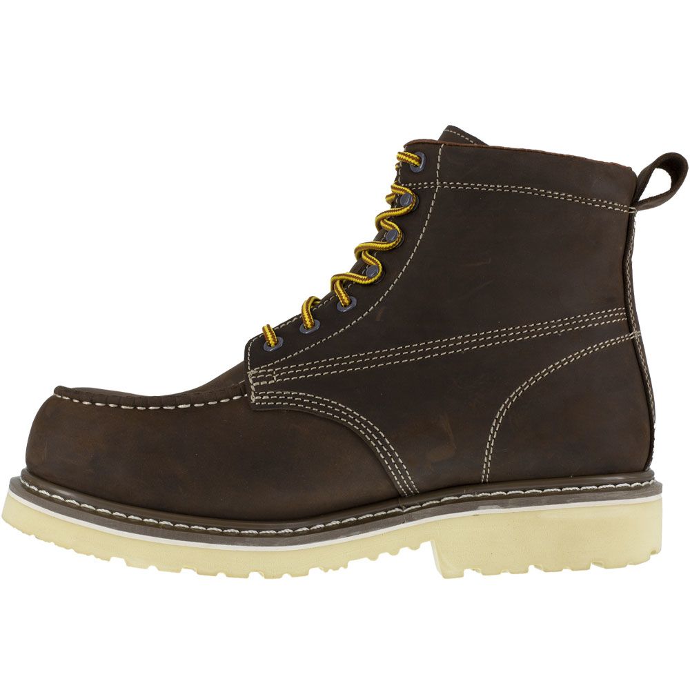 Iron Age Solidifier 6 In Wp Composite Toe Work Boots - Mens Brown Back View