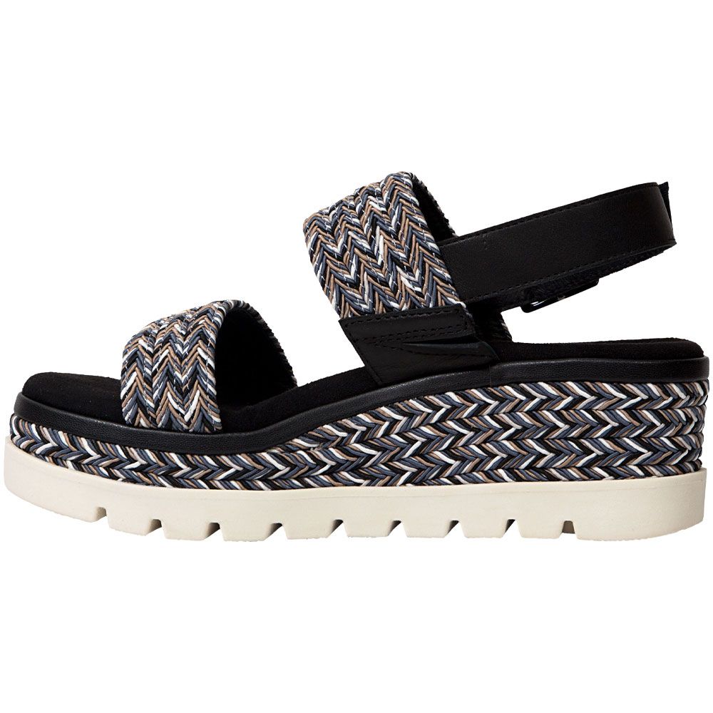 Jambu Destiny Sandals - Womens Black Multi Back View