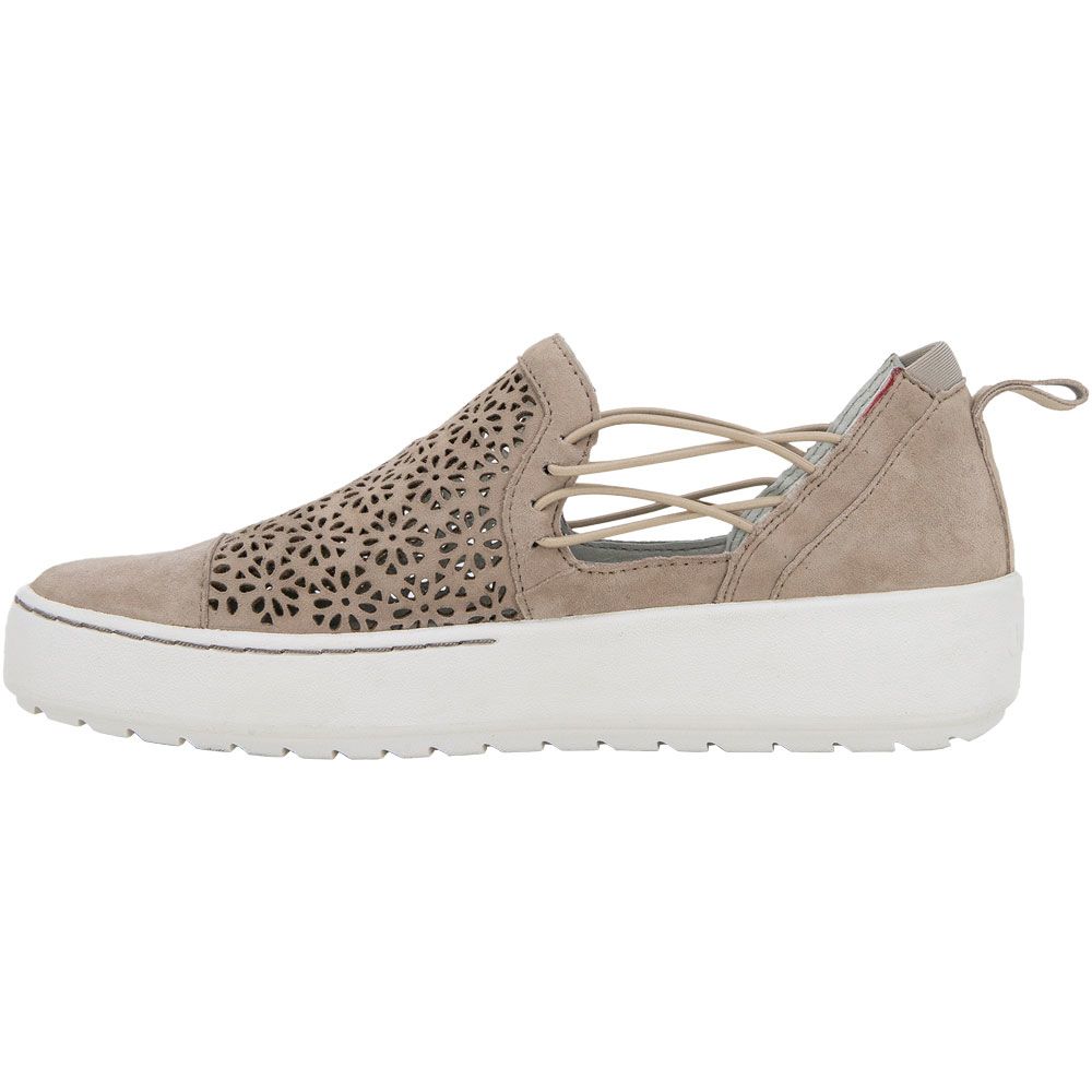 Jambu Erin Slip on Casual Shoes - Womens Taupe Solid Back View