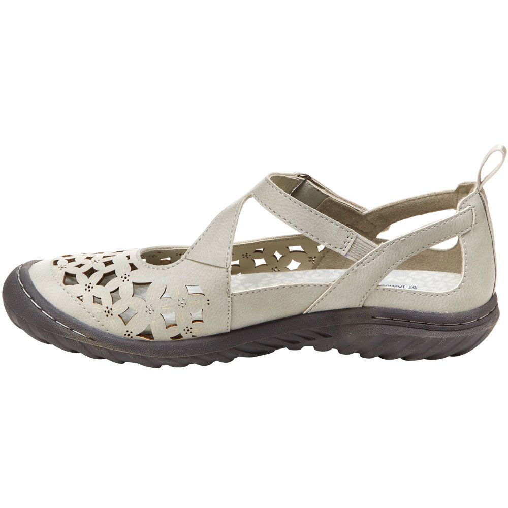 JBU Bellerose Slip on Casual Shoes - Womens Light Grey Back View