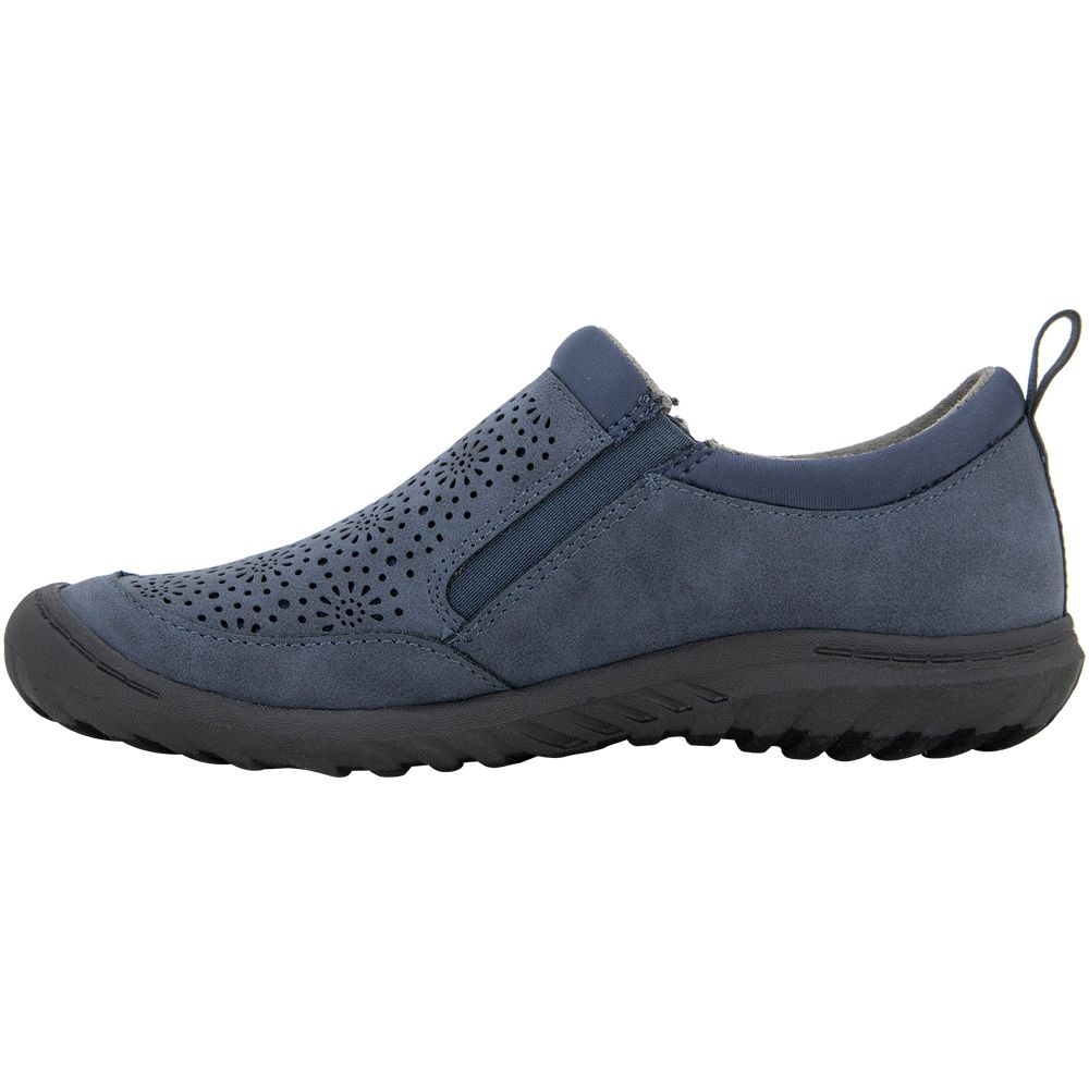 JBU Avery Slip on Casual Shoes - Womens Navy Back View