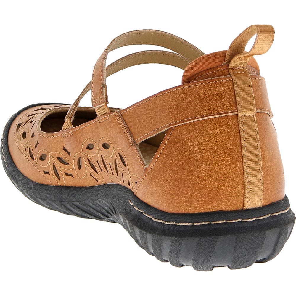 JBU Bellrose Encore Slip on Casual Shoes - Womens Tan Back View