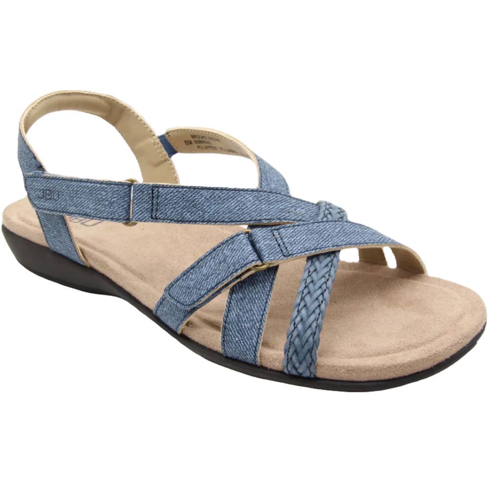 JBU Brooke Vegan Sandals - Womens Blue Jean