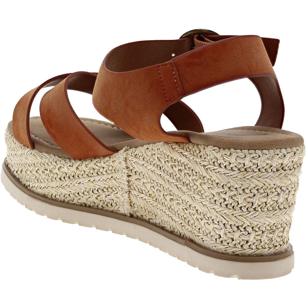 Jellypop Cameo Sandals - Womens Terracotta Back View