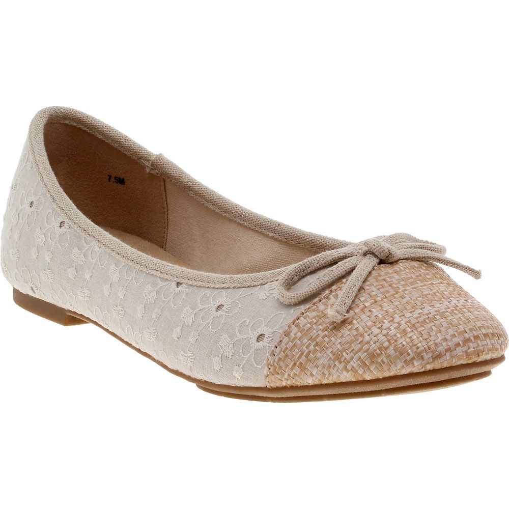 Jellypop Gracie Slip on Casual Shoes - Womens Natural White