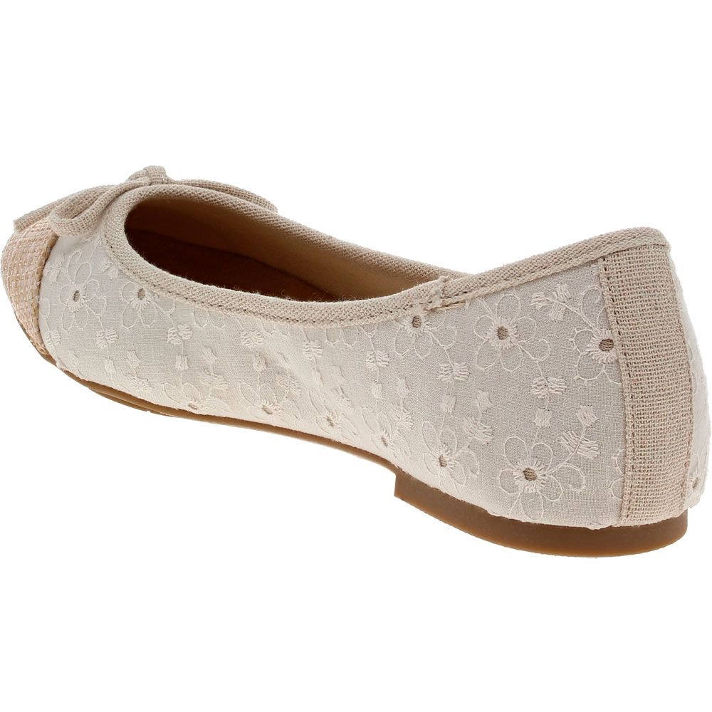 Jellypop Gracie Slip on Casual Shoes - Womens Natural White Back View