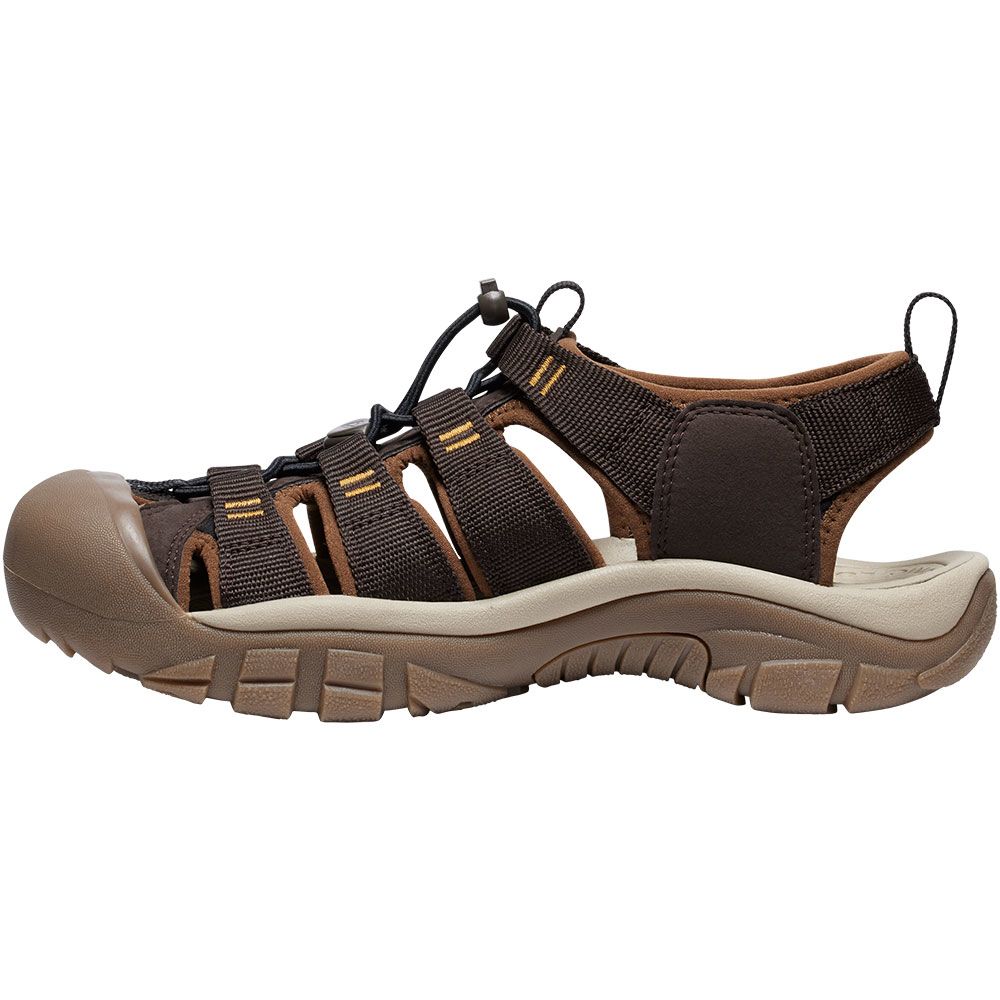 KEEN Newport H2 Outdoor Sandals - Mens Java Golden Yellow Back View