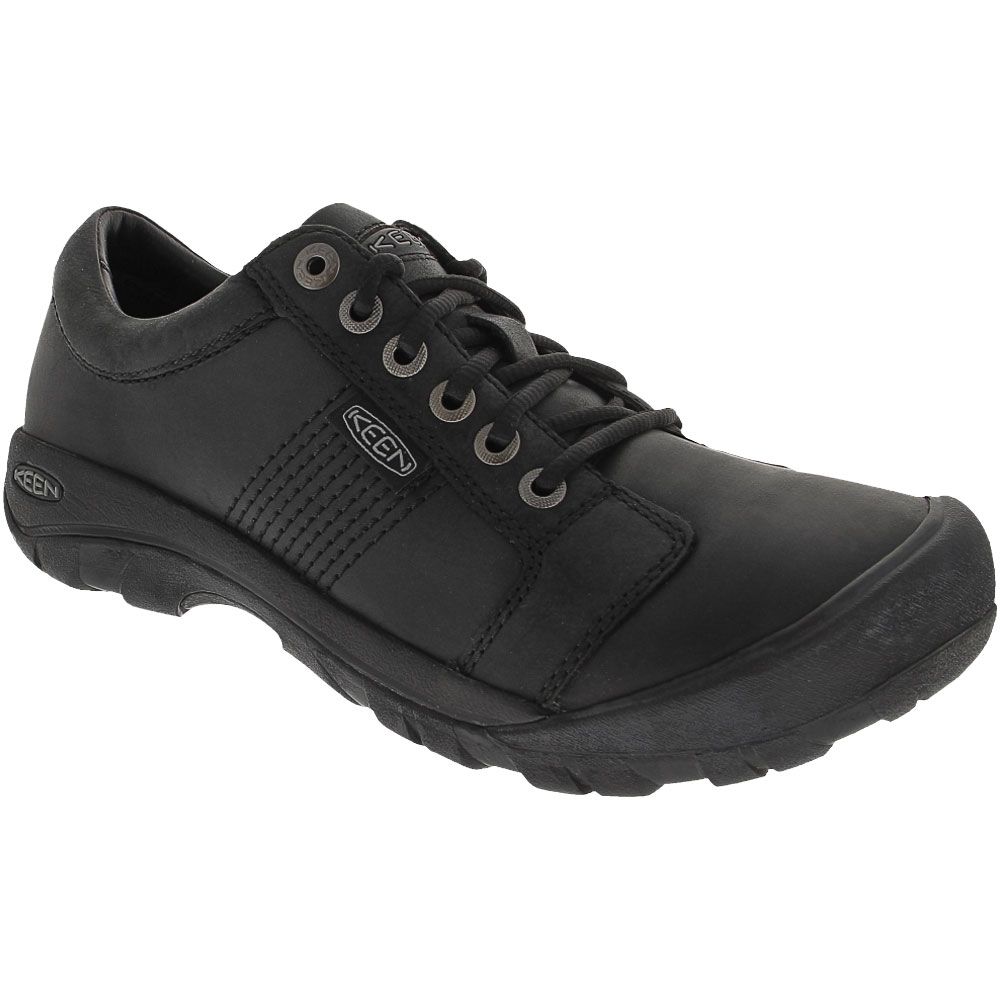 Keen Austin Lace Up Casual Shoes - Mens Black