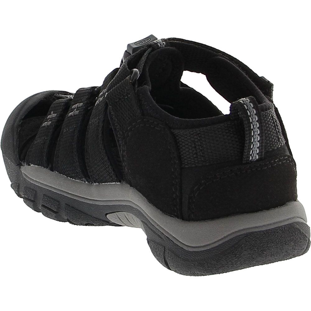 KEEN Newport H2 Sandals Black KEEN Yellow Back View