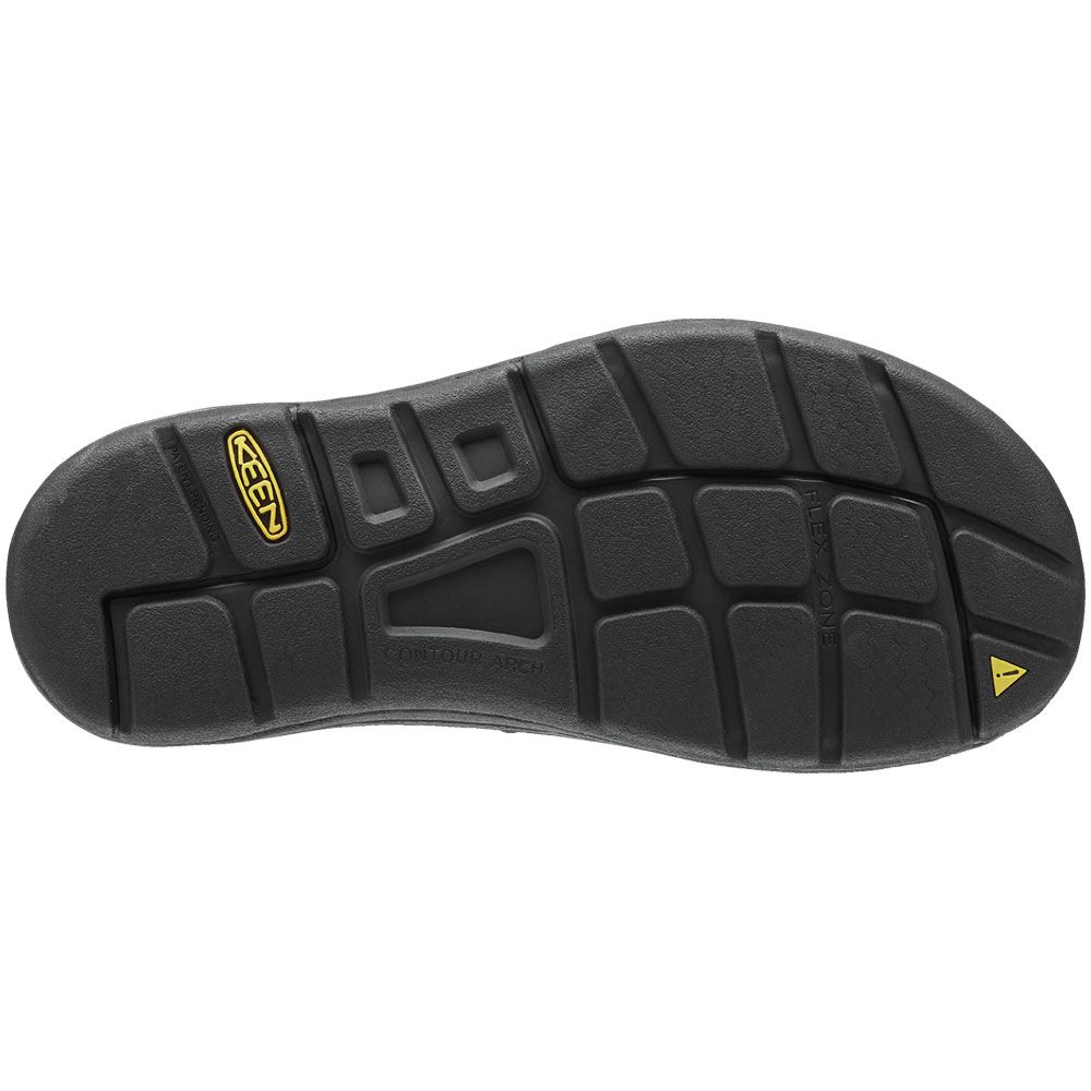 KEEN Uneek Monochrome Outdoor Sandals - Womens Black Black Sole View