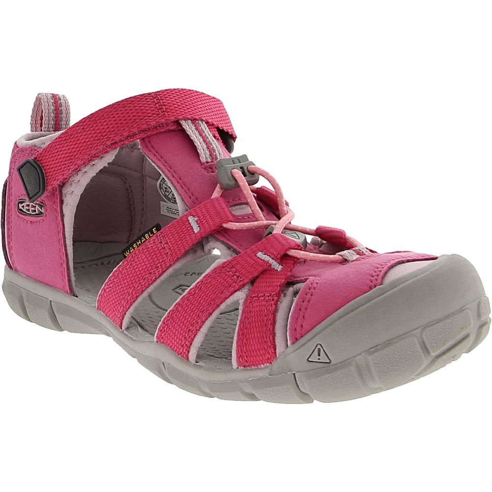 KEEN Seacamp 2 Cnx Outdoor Sandals - Boys | Girls Very Berry Dawn Pink