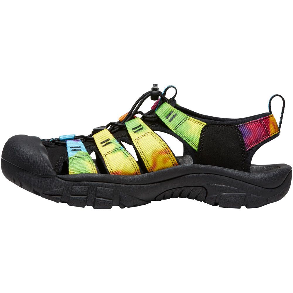 KEEN Newport Retro Outdoor Sandals - Mens Tie Dye Back View