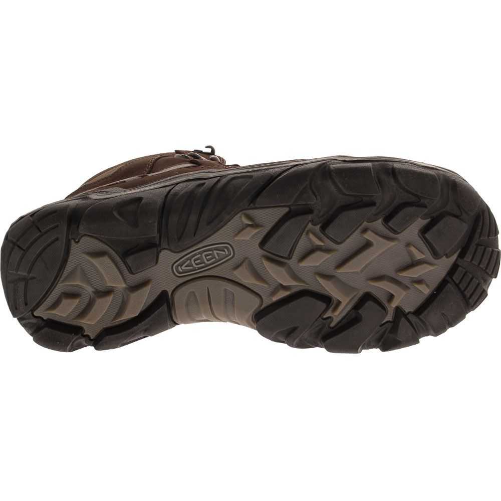 KEEN Durand 2 Mid Wp Hiking Boots - Mens Cascade Brown Gargoyle Sole View